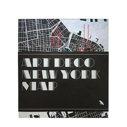 Art Deco New York Map