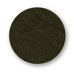 Felt placemat round, 33cm, olive dunkel