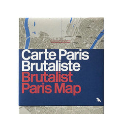 Brutalist Paris Map