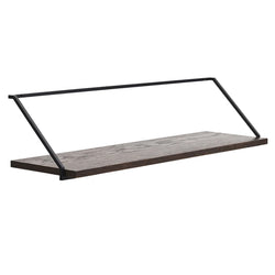 Rail Shelf, Dark Stained Oak-shelving-Audo-vancouver special