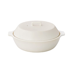 Donabe 85 oz Steamer, White