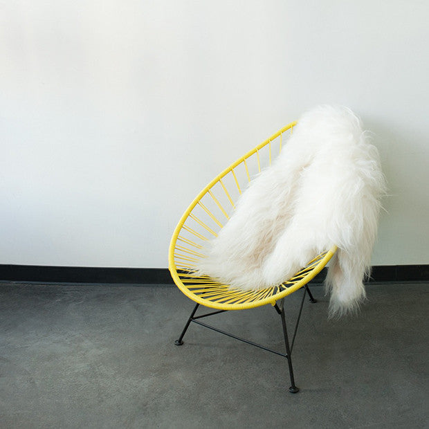 Large White Icelandic Sheepskin