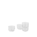 Corky Glasses, Set of Four, Low Clear