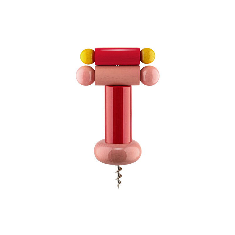 Sottsass Twergi Corkscrew, Red/pink