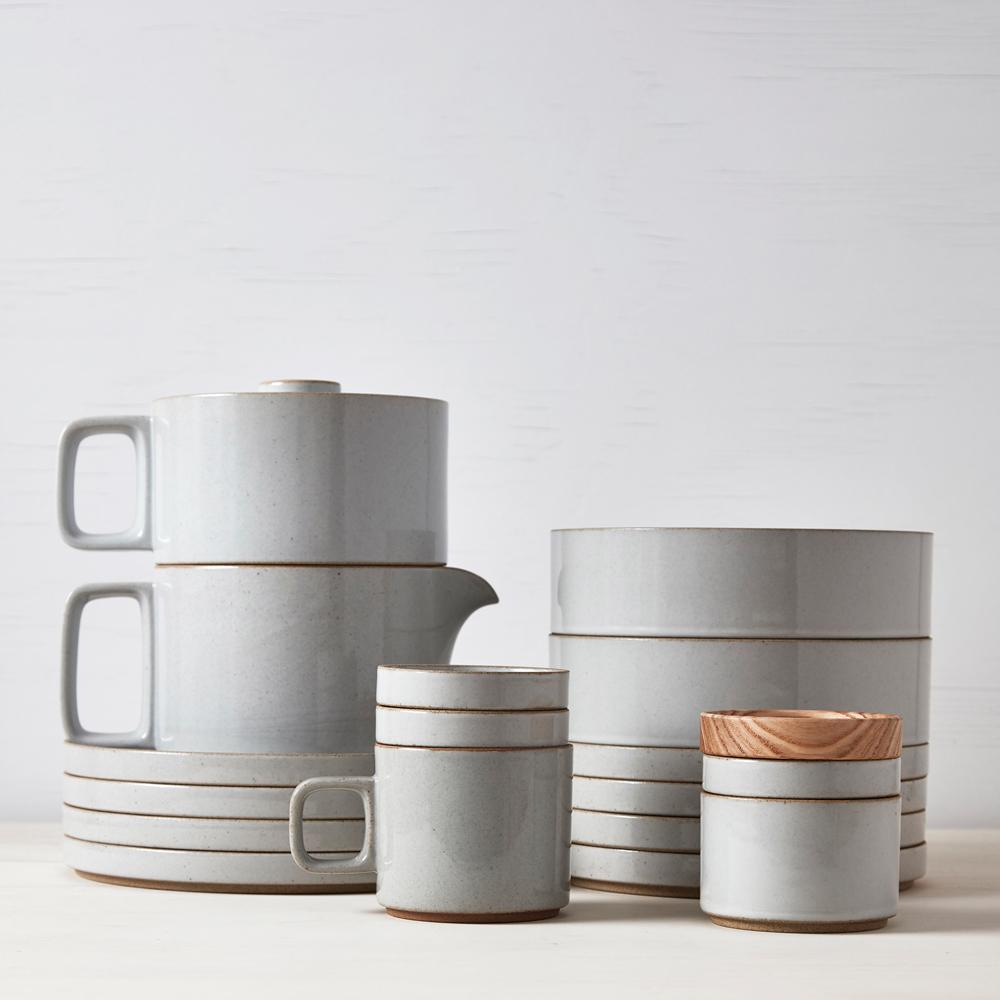Hasami Sugar Pot Gloss Grey