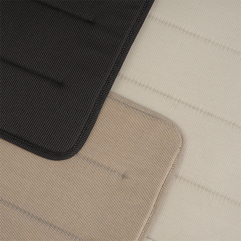 Linear Chair Seat Pad, Light Grey