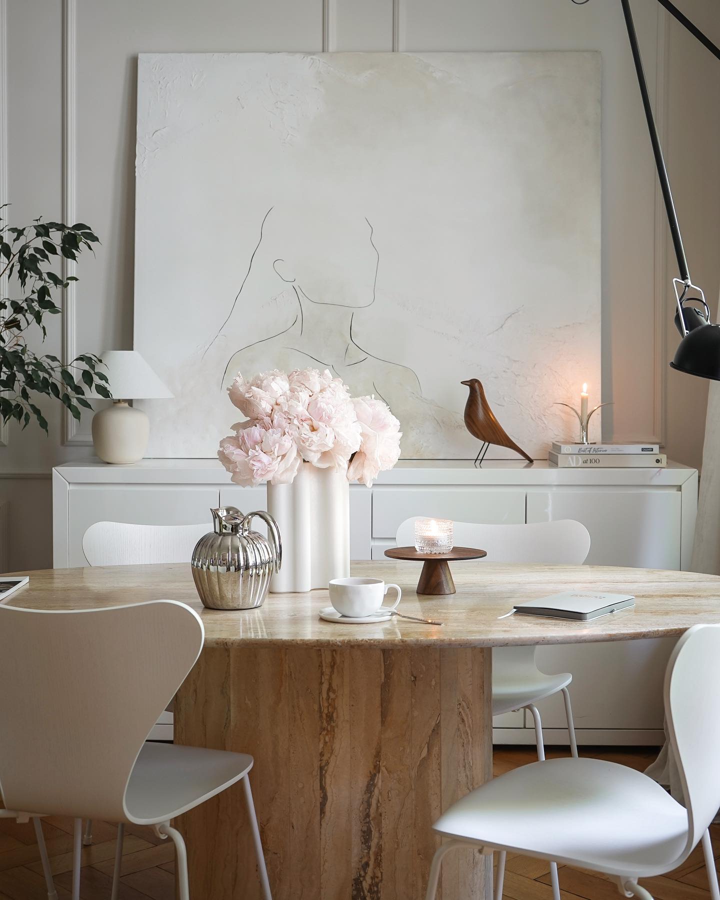 Eames House Bird, Walnut/Clear Varnish, 10.78" x 3.38" x 11"