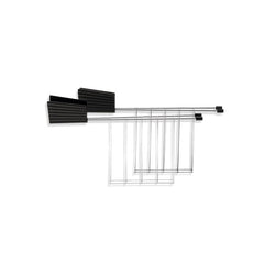 Plisse Toaster Tongs, Black