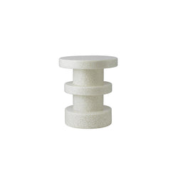 Bit Stool Stack, White/White