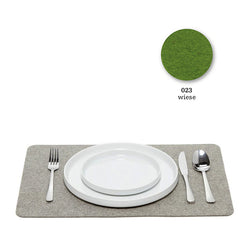 Felt placemat, 30x45cm weise green